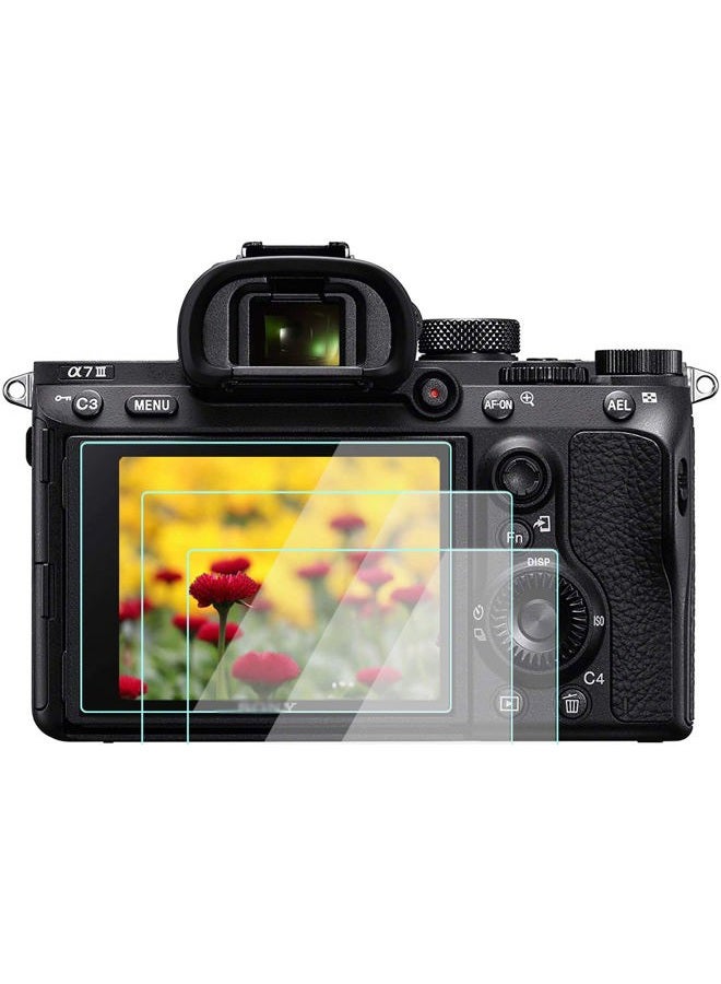 YRTIYO WH1916 RX100 VII Screen Protector Glass for Sony DSC-RX100 M7 M6 RX100 vi vii, a7R iv a7R iii a7Rii a7iii a7m2, Tempered Glass Protective Films Cover (3 Packs) - Image 1