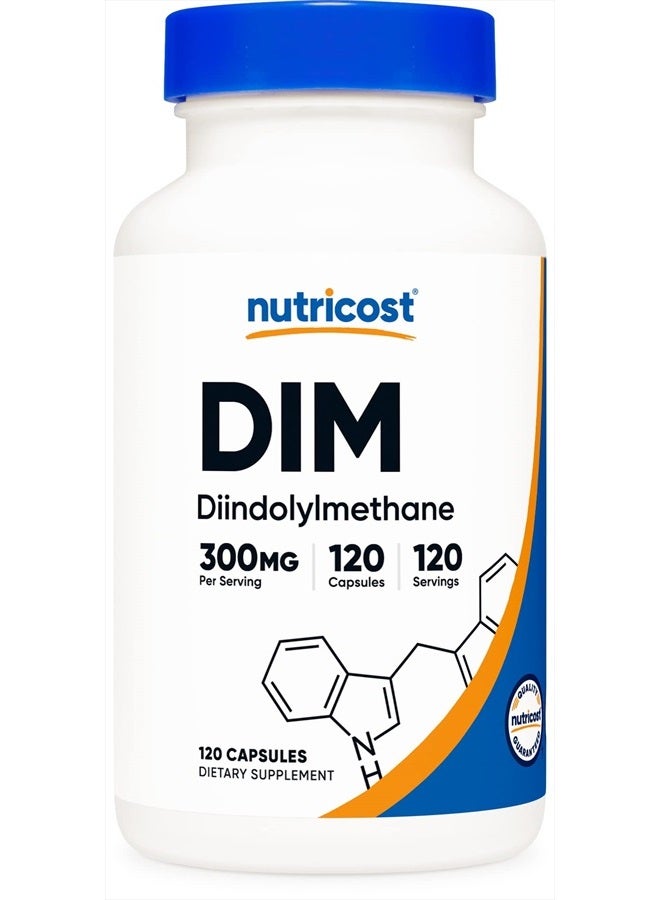Nutricost DIM (دي إندوليل ميثان) 300 ملغ - 120 كبسولة - Image 1