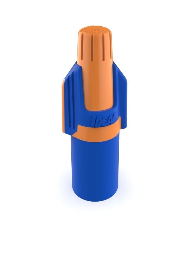 ايديال موصل سلكي كهربائي Ideal Electrical Twister Proflex Mini (30-643J) برتقالي/أزرق، عبوة من 500 قطعة - صواميل سلكية ملتوية مدمجة بمقاسات من 22 إلى 12 AWG مع قبضة مريحة وتنورة مرنة - Image 1