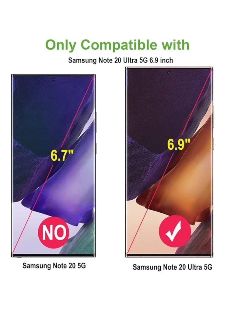 Generic - For Samsung Galaxy Note 20 Ultra 5G Screen Protector, 9 Hardness Anti-Scratch Tempered Glass, No Bubbles Tempered Glass Protective Film for Samsung Galaxy Note 20 Ultra 5G (6.90")，1-Pack - Image 1