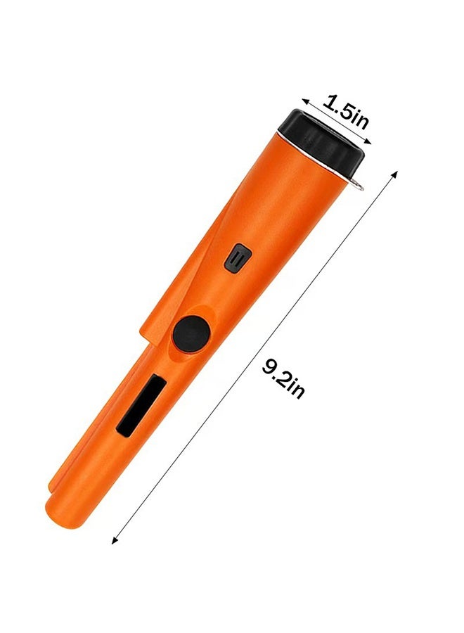 Metal Detector, Safety Protection Handheld Metal Pinpointer Detector, Waterproof Anti-Dust Gold Detector, Treasure Pinpointing Metal Finder for Adults and Kids (No battery included） - Image 2