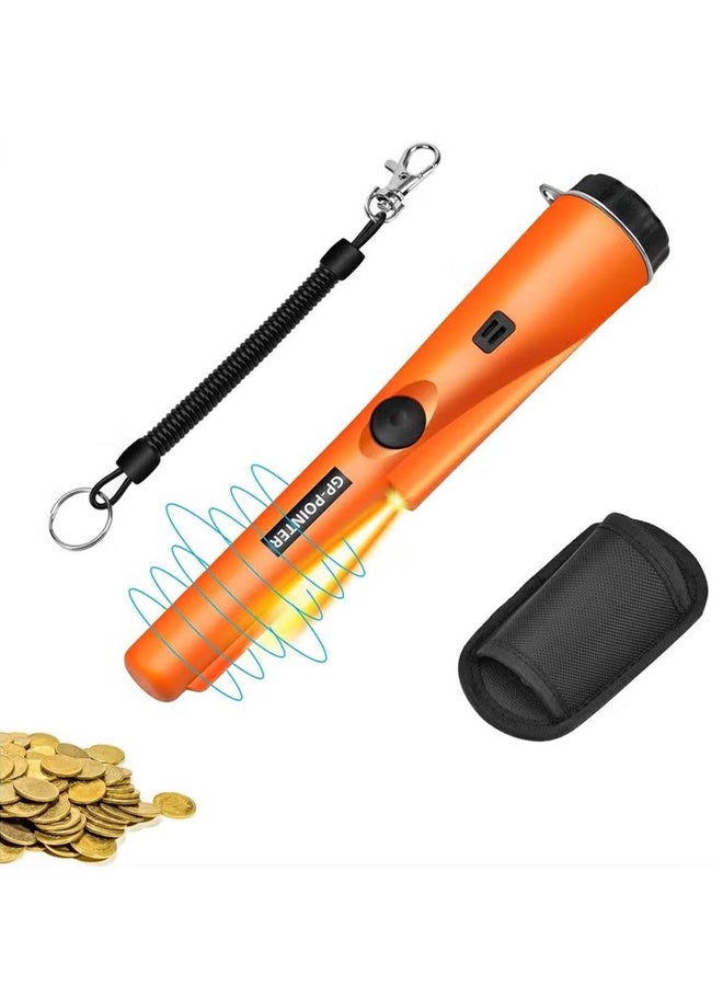 Metal Detector, Safety Protection Handheld Metal Pinpointer Detector, Waterproof Anti-Dust Gold Detector, Treasure Pinpointing Metal Finder for Adults and Kids (No battery included） - Image 1