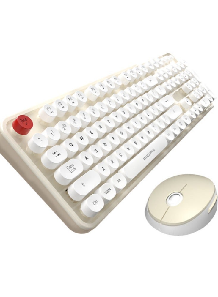 2.4G wireless keyboard and mouse color lipstick keyboard and office wireless keyboard and mouse set