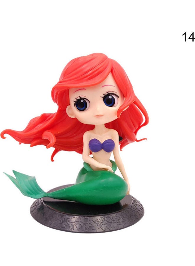 Q Version Mermaid Frozen Elsa Anna Model Figure