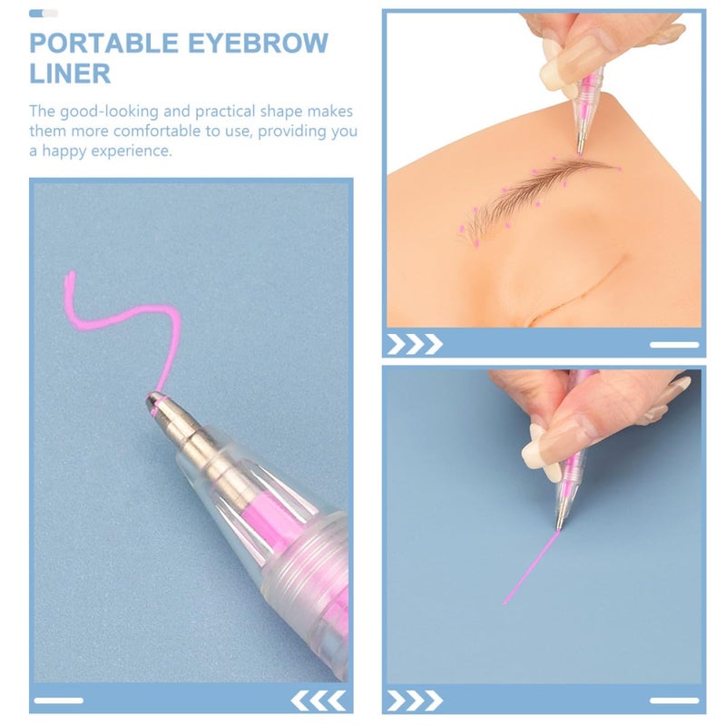 Eyebrow Mapping Pen 1Mm Single-Head Precision Brow Tattoo Marker Portable Makeup Lip Mapping Tool for Women Professional Microblading Positioning - Image 4