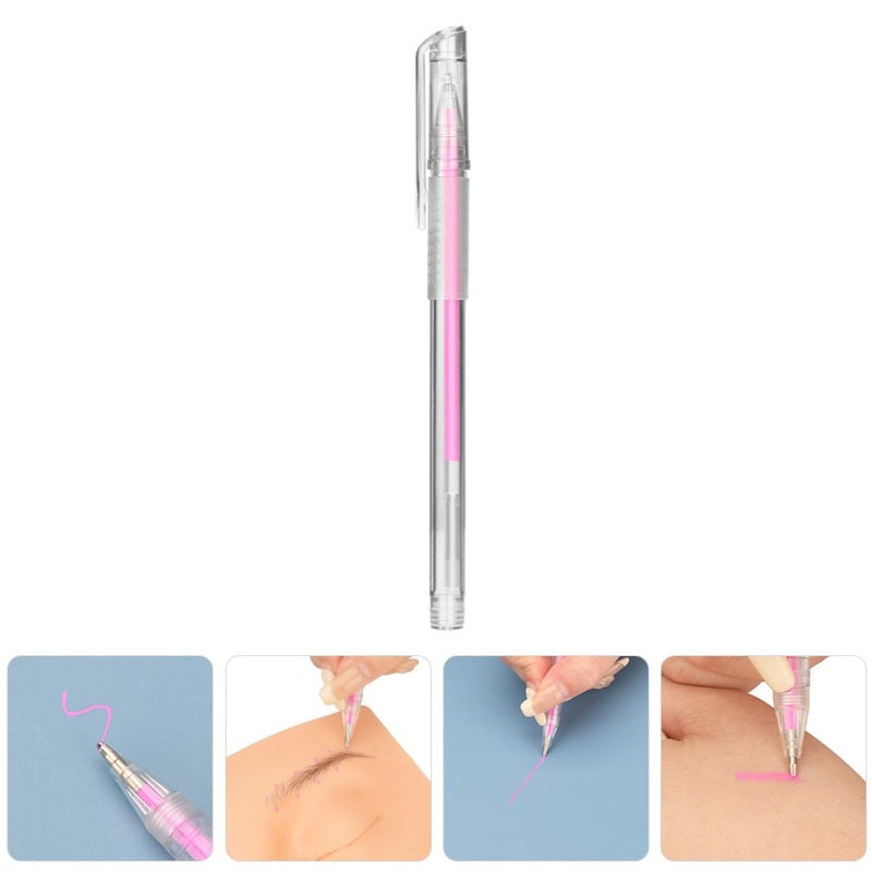 Eyebrow Mapping Pen 1Mm Single-Head Precision Brow Tattoo Marker Portable Makeup Lip Mapping Tool for Women Professional Microblading Positioning - Image 3