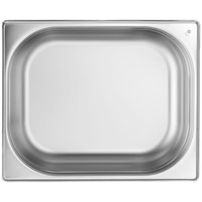 هندي Recipiente Gn 12Contenedor GnBordes RedondeadosResistente A Temperaturas De 40A 300Capto Para HornosCongeladoresCalientaplatosBao Mara65L325X265XH 100MmAcero Inoxable - Image 3
