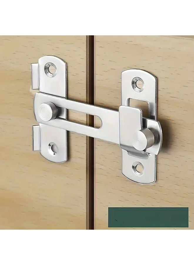 1pc Stainless Steel Multi Purpose Safety Latch Secure Lock For Doors Windows Cabinets - Image 2