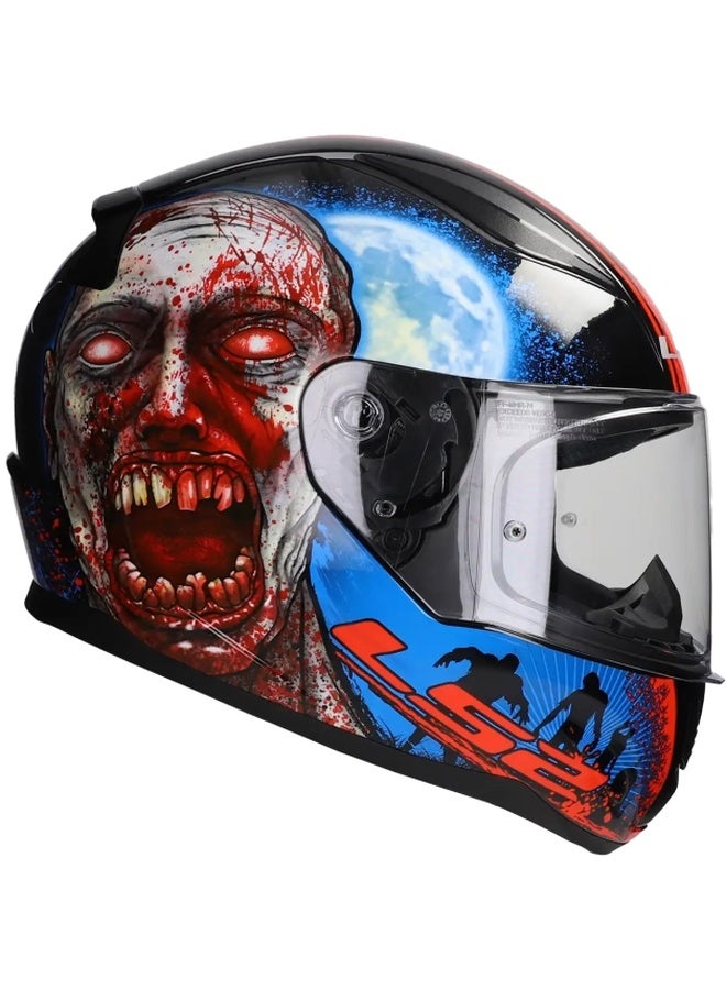 RAPID II Full Face Motorcycle Helmet Zombie Size L | Sport Touring Full Face Helmet
