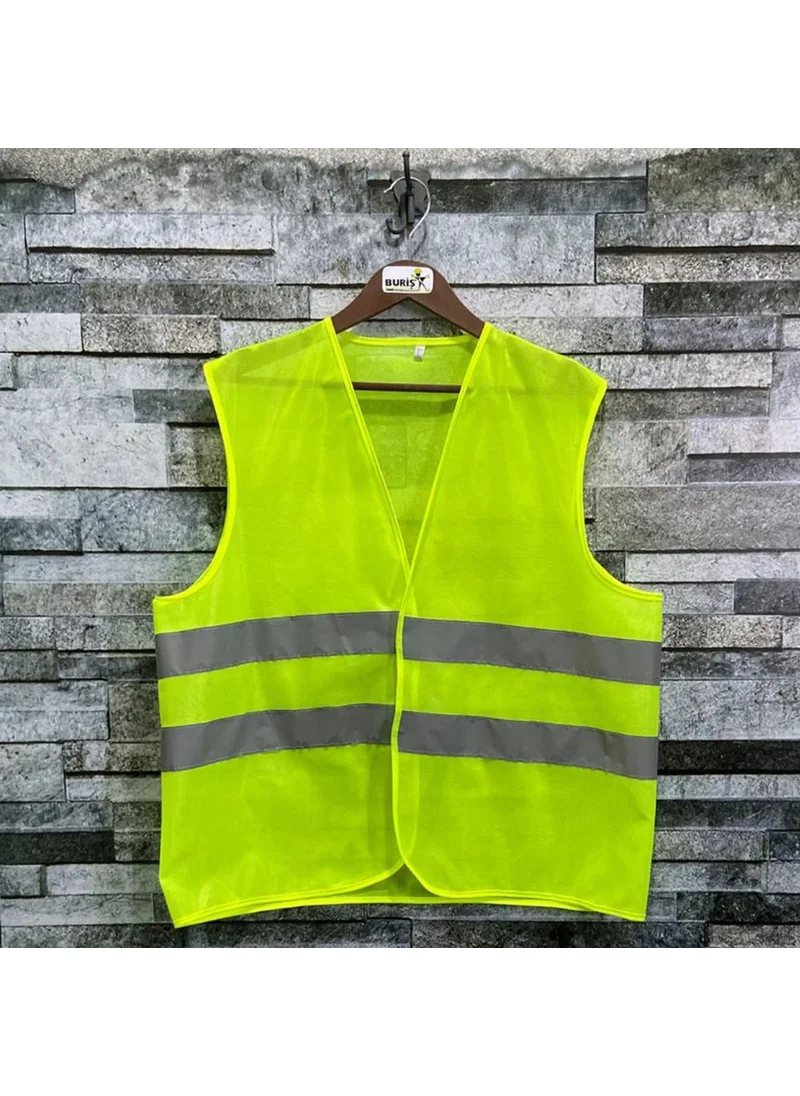 فينتو Reflective Worker Type Warning Vest (Neon Yellow)