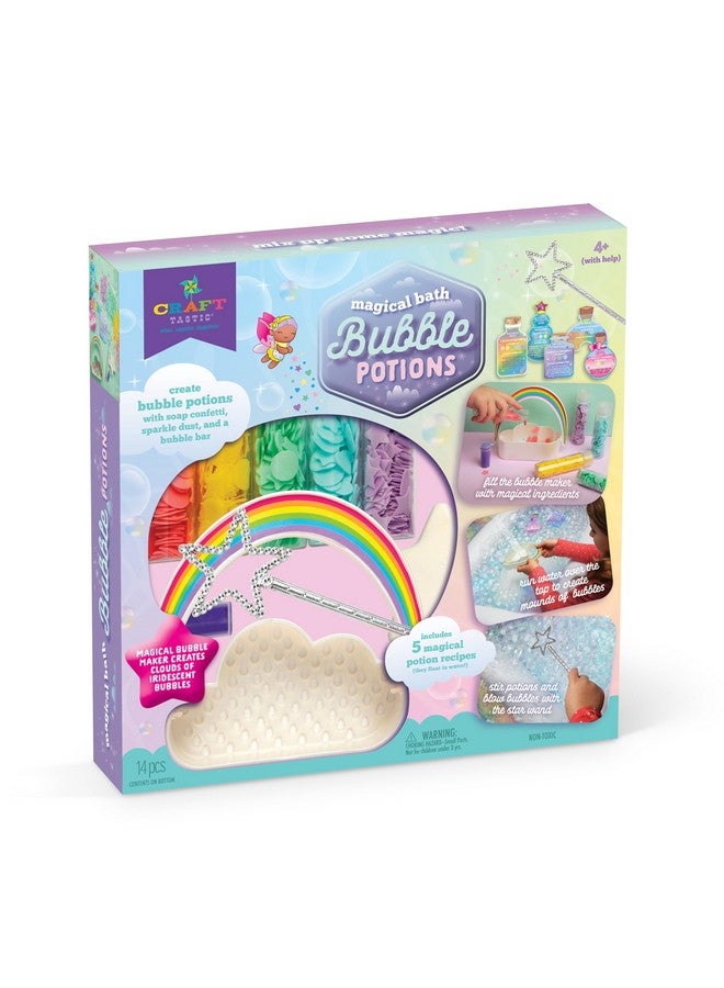 PlayMonster Craft-Tastic Bubble Bath Magic Potion Kit Bath Time Toys, Arts and Crafts for Kids, Non-Toxic, Ages 4+ With Help - Image 1