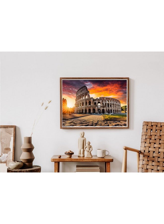WISHDIAM - 2 Pack Italy Puzzles For Adults 1000 Pieces, Trevi Fountain & Colosseum In Rome Italy Puzzles 1000 Pieces For Adults, Puzzles For Women &Mom - Image 1