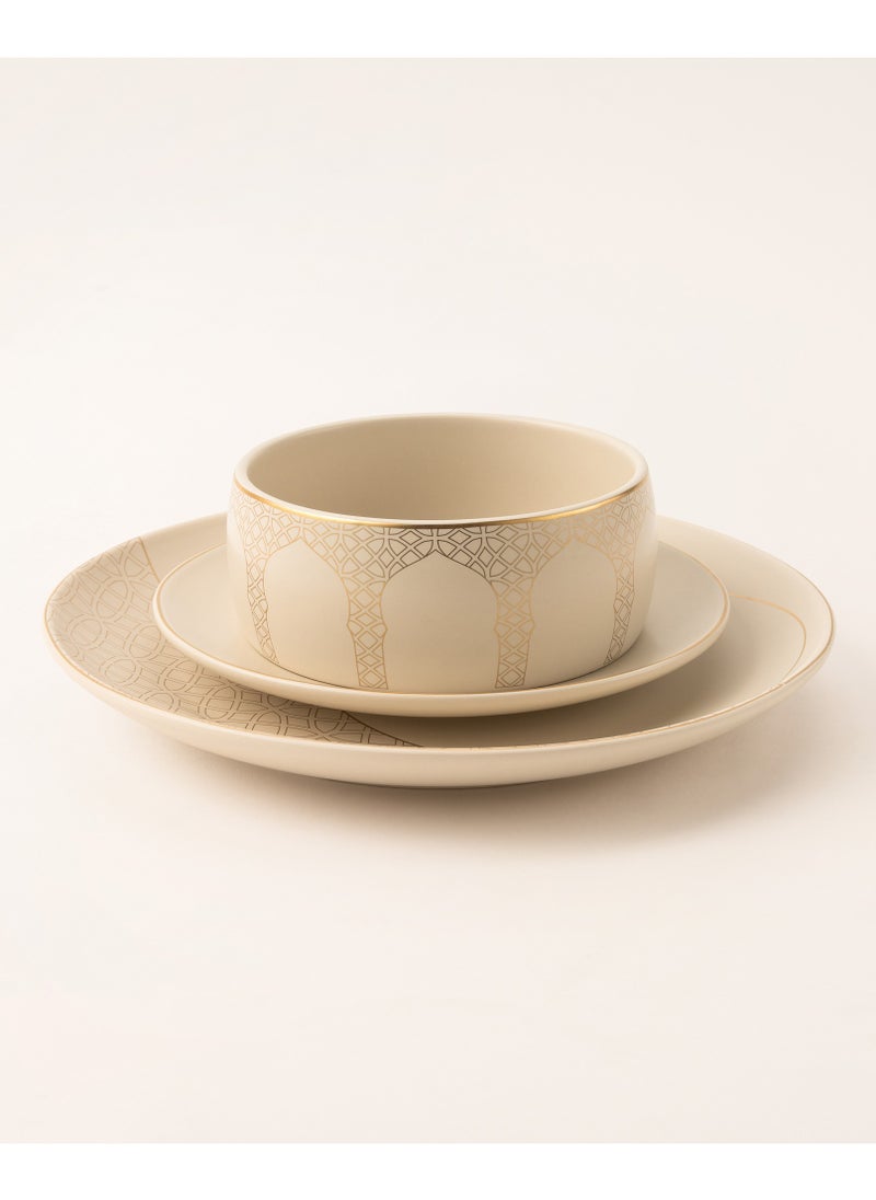 La Mesa 18 Pieces Porcelain  Dinner Set Qourb Collection  - Image 3