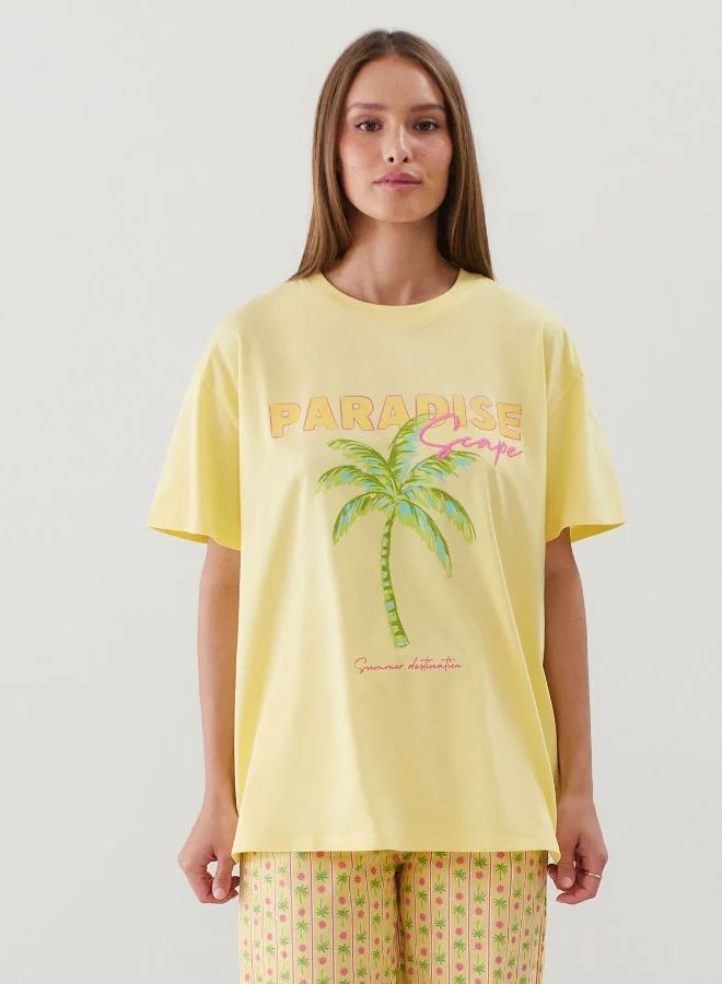 UNDIZ Paradise scape t-shirt