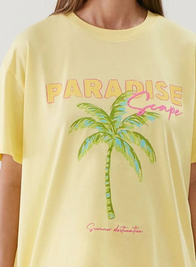 UNDIZ Paradise scape t-shirt