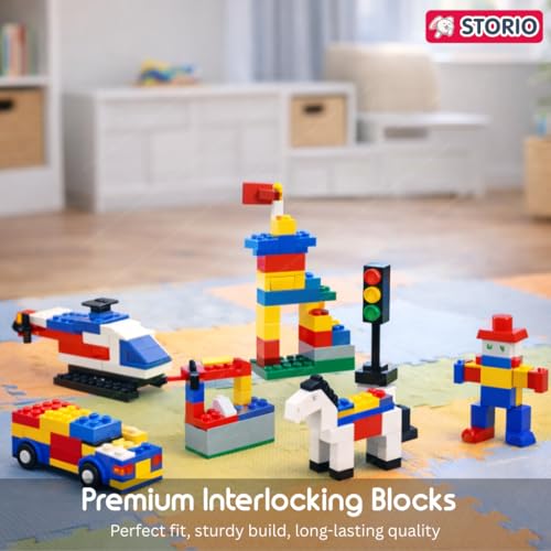 Storio 530+ Pcs Urban Metro Station Theme Building Blocks Set for Kids | DIY Construction Toy for Boys & Girls | Educational Learning Puzzle Game | Creative Play Building Set for Children 6+ Years - Image 2