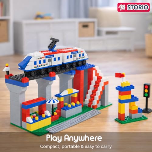 Storio 530+ Pcs Urban Metro Station Theme Building Blocks Set for Kids | DIY Construction Toy for Boys & Girls | Educational Learning Puzzle Game | Creative Play Building Set for Children 6+ Years - Image 3