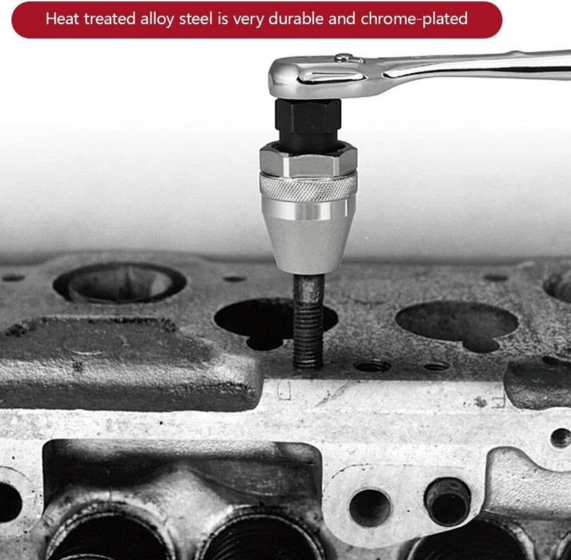 LCGP Damaged Bolt and Stud Extractor Tool, Grips and Removes 1/4-Inch to 1/2-Inch Studs - Ideal for Broken, Rounded Off, Painted Over, and Rusted Tight Bolts - Image 4
