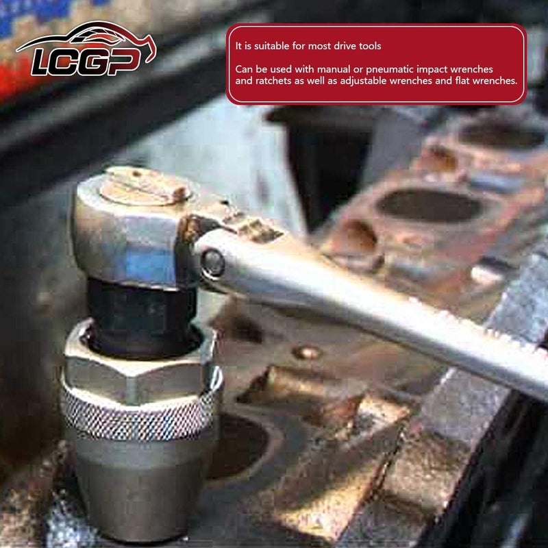 LCGP Damaged Bolt and Stud Extractor Tool, Grips and Removes 1/4-Inch to 1/2-Inch Studs - Ideal for Broken, Rounded Off, Painted Over, and Rusted Tight Bolts - Image 5