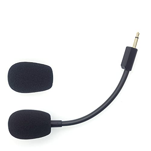 REEYEAR Mic Replacement Fits for Razer BlackShark V2,V2 Pro Gen 1,V2 SE Wireless Gaming Headsets, Noise Cancelling 3.5mm Jack Boom BlackShark PC Game Sound Microphone Set with 2 Pcs Foam Covers - Image 1