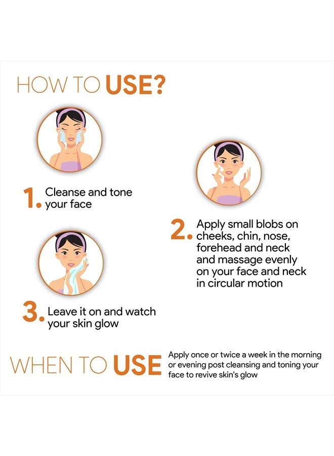 Good Vibes Orange Refreshing Face Gel | Skin Brightening Hydrating Moisturizing Lightweight Nourishing Formula For All Skin Types | No Parabens & Sulphates (100 g/3.53 Oz) - Image 5