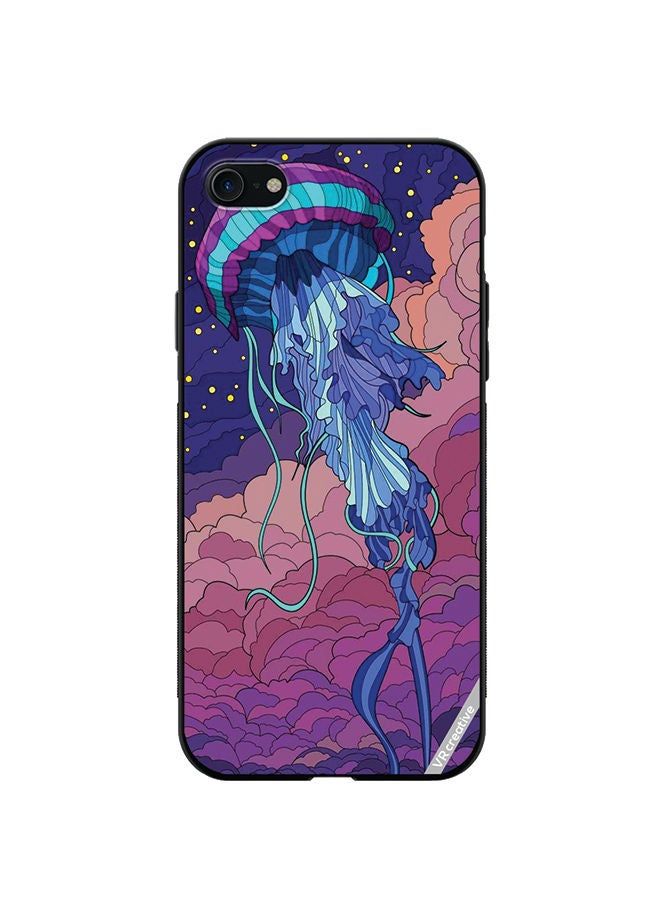 VR CREATIVE Protective Case Cover For Apple iPhone SE (2022) Starfish Design Multicolour - Image 1
