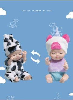 Sweet baby 8-Piece Sleeping Reborn Baby Dolls 3.5 Inch Mini Toy Gift for Girl  - Image 4
