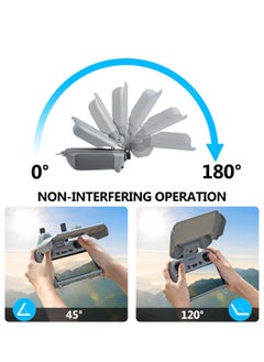 Generic RC 2 Sun Hood Screen Protector for DJI Mini 4 Pro/Air 3, 3-IN-1 Sunshade Screen Protector for DJI RC 2 Remote Controller Protection Accessories (Only for DJI RC 2)  - Image 3