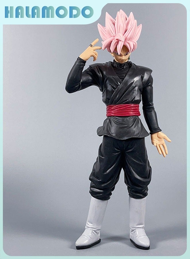 هالامودو التنين الكرة - سوبر سايان روز غوكو نموذج أنمي ، مثالية لسطح المكتب وعرض السيارات ، هدية رائعة 31 سم - Image 2