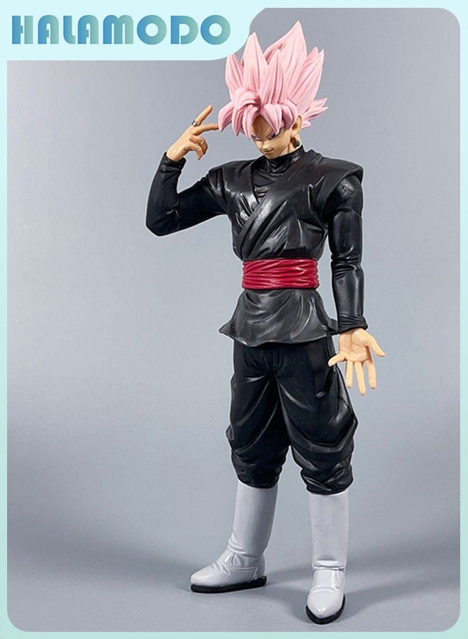 هالامودو التنين الكرة - سوبر سايان روز غوكو نموذج أنمي ، مثالية لسطح المكتب وعرض السيارات ، هدية رائعة 31 سم - Image 3