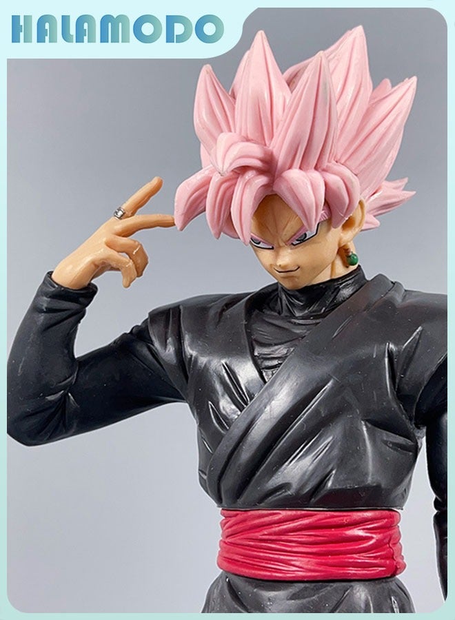 هالامودو التنين الكرة - سوبر سايان روز غوكو نموذج أنمي ، مثالية لسطح المكتب وعرض السيارات ، هدية رائعة 31 سم - Image 5