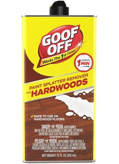 GOOF OFF Splatter Hardwoods Dried Paint Remover 355 ML  - Image 1