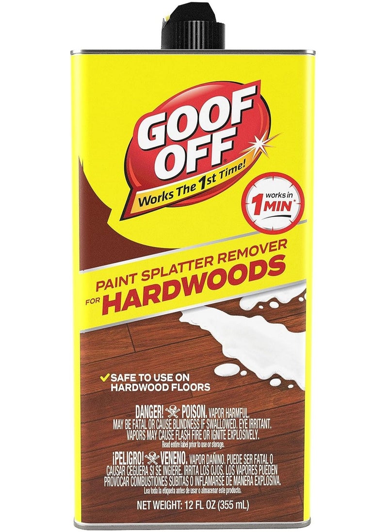 GOOF OFF Splatter Hardwoods Dried Paint Remover 355 ML  - Image 1