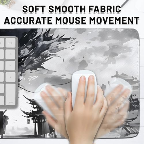 Vorruil Dragon Gaming Mouse Pad Anime Large, Dragon Manga Mousepad with Non-Slip Base and Stitched Edges, Extended Computer Keyboard Desk Mats, Mat for Desktop for Home Office 11.8”x 31.4”XL - Image 3