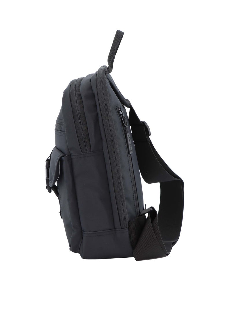 Discovery SHIELD RPET Polyester Sling Cross Bag Black, Durable Lightweight Tablet Protective Outdoor Business College Casual Cross Body Bag With Multi Compartment, RFID Pocket - pzsku/ZF318EEE615549A75CF21Z/45/_/1721986836/84c66f63-d278-4243-bf86-cae9de71cddd