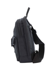 Discovery Discovery SHIELD RPET Polyester Sling Cross Bag Black, Durable Lightweight Tablet Protective Outdoor Business College Casual Cross Body Bag With Multi Compartment, RFID Pocket  - Image 3