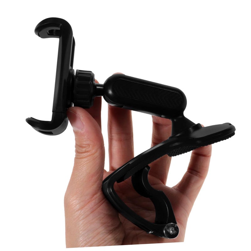 Universal Car Phone Holder For Dashboard Adjustable Mount Easy Installation Sturdy Base Gray - Image 3