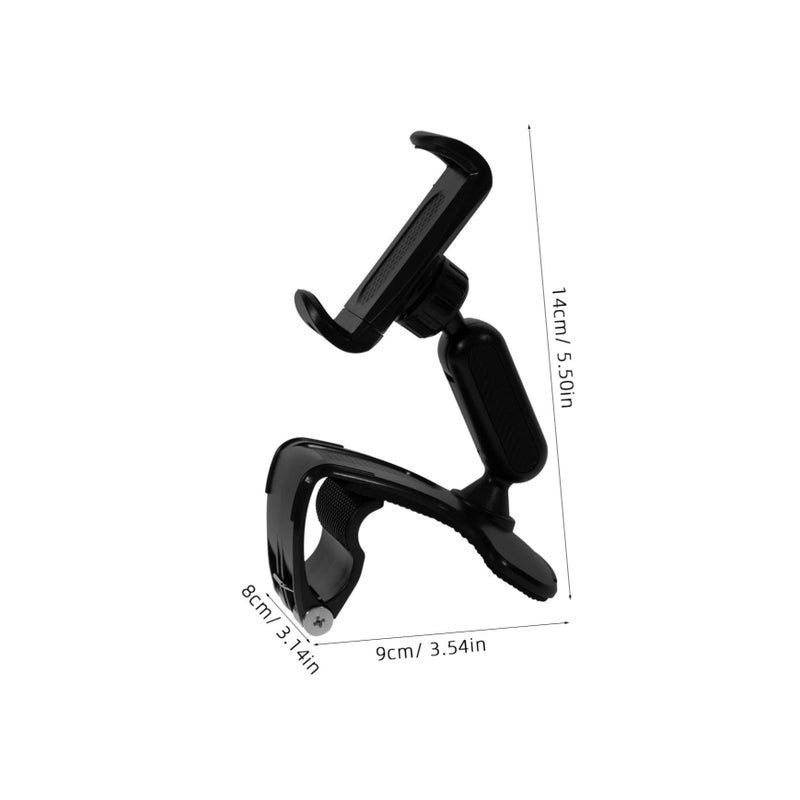 Universal Car Phone Holder For Dashboard Adjustable Mount Easy Installation Sturdy Base Gray - Image 5