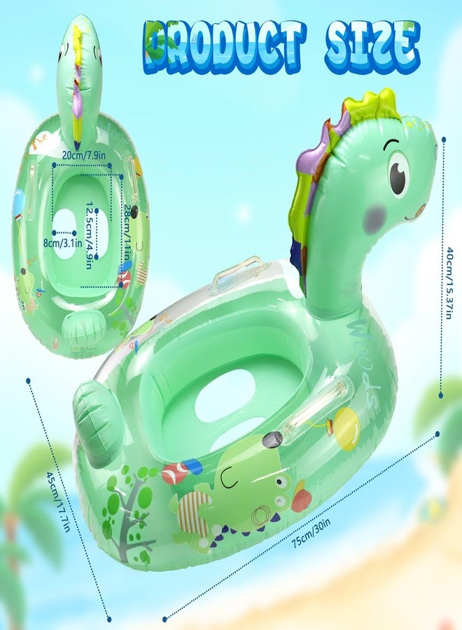Rtudan Inflatable Dinosaur Pool Floats, Kids Inflatable Float Raft with Handle, Pool Inflatable Floats for Kids, Summer Fun Swimming Pool Beach Toys Party Outdoor Decorations - Image 2