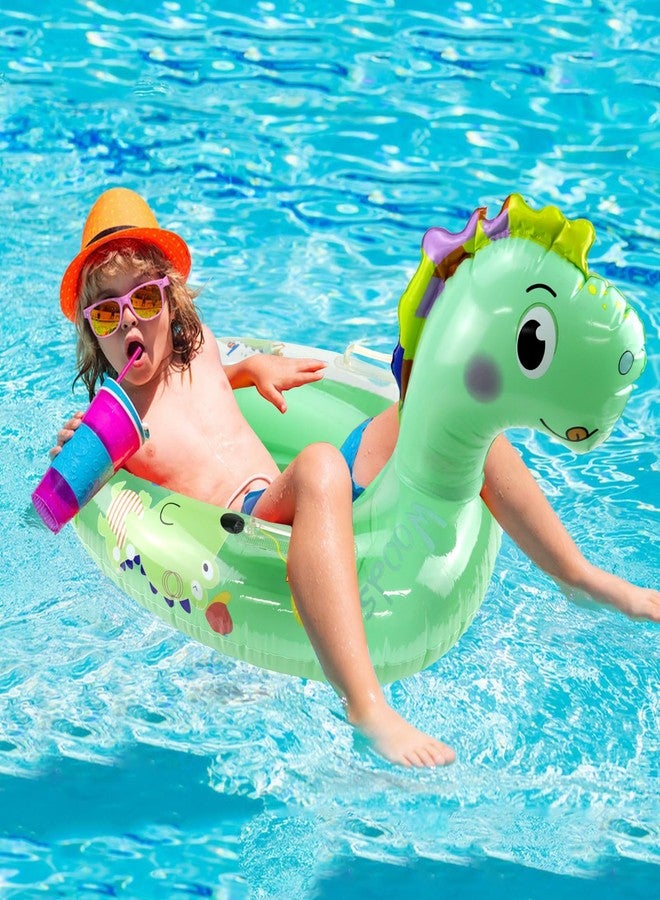 Rtudan Inflatable Dinosaur Pool Floats, Kids Inflatable Float Raft with Handle, Pool Inflatable Floats for Kids, Summer Fun Swimming Pool Beach Toys Party Outdoor Decorations - Image 4