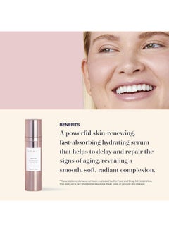 monat MONAT Rewind Age Control Nectar - Fast Absorbing Hydrating Serum. Skin Perfecting Natural AHA. Correcting & Transforming Face Serum, Anti Aging Face Cream w/Hyaluronic Acid - Net Wt 30 ml / 1 fl. oz.  - Image 4