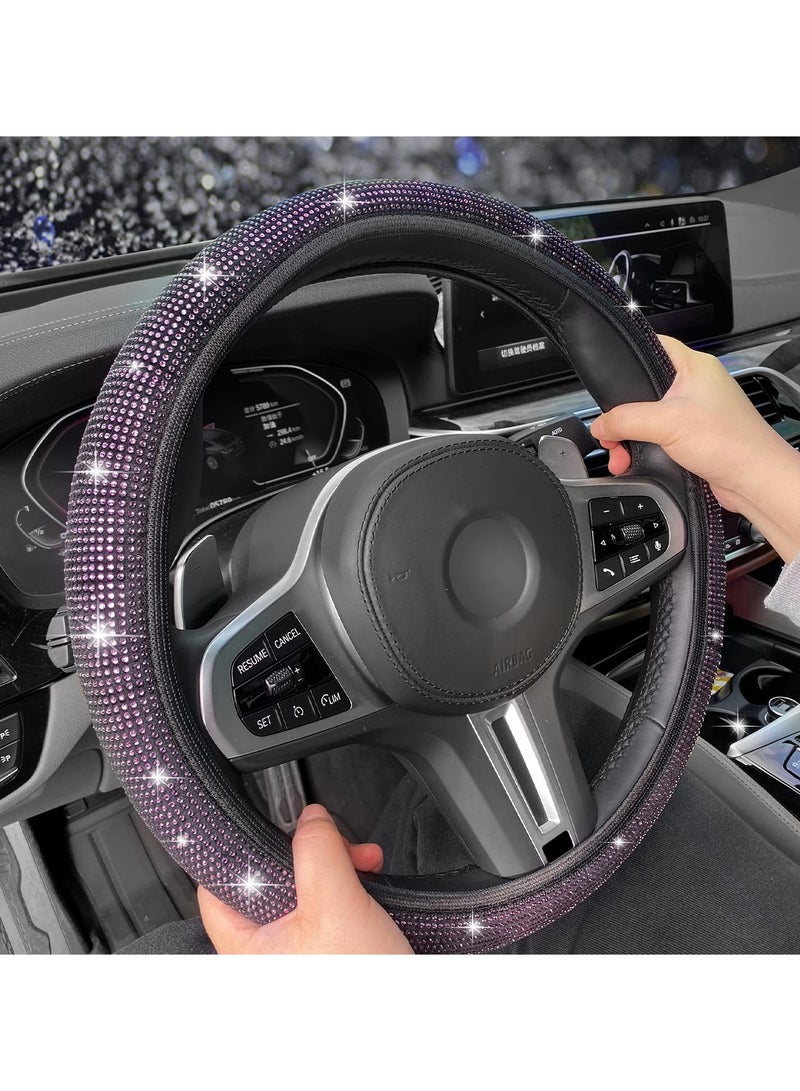 Agc AGC-Adjustable Car Steering Cover Stretch Elastic Steering Wheel Cover DIY Steering Cover. - Image 5