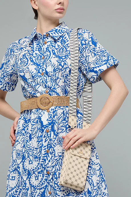 أر أند بي Patterned Phone Crossbody Bag