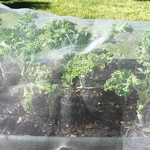FARMER KING MAT Farmer King Bug Insect Bird Net with Sewn Edges - 5 Ft x 10 Ft Barrier Hunting Blind Plant Cover Garden Mesh Netting for Protect Your Vegetables, Fruits, Flower & Trees - Image 5