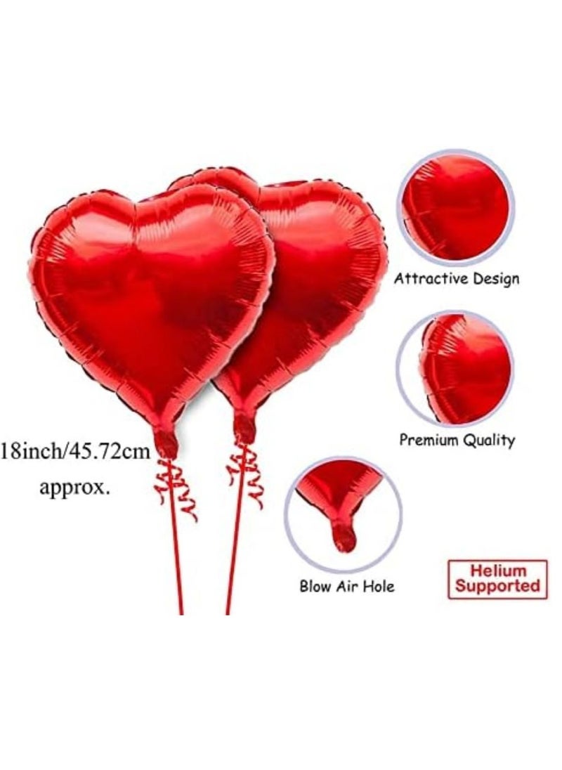 ALLKING - HK Balloons Happy Birthday Decoration for Husband Kit Combo Set - 72pcs Birthday Bunting Golden Foil Curtain Star Balloons with Balloon Pump - Image 1