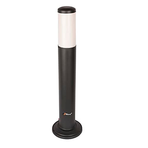 BENE SS Benjamin Bollard Garden Lights for Home & Garden Decoration, 60CM Milky, Lamps for Outdoor Weatherproof, Grey Garden & Path Lights (Pack of 1) - Image 1