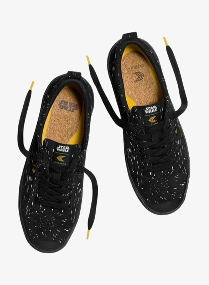 Cariuma  STAR WARS OCA Low Black Suede Light Speed Graphic Print Sneaker  | Best Price UAE