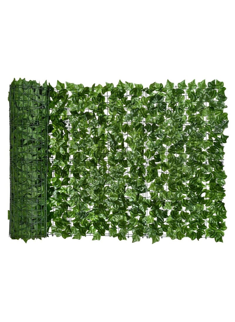 Generic FFD Artificial Faux Hedge Privacy Fence Wall Screen Leaf and Vine Decoration For Outdoor Garden Home Decor Wall Grass 100x300cm  - Image 1