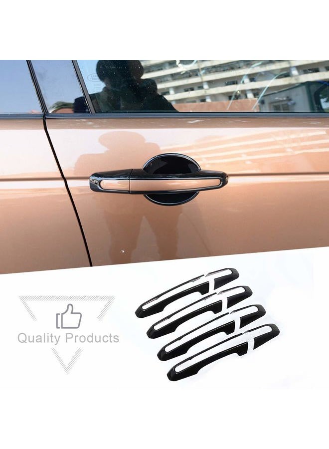 CHEYA For Jaguar XE XF F-Pace E-Pace X761 Car ABS Glossy Black Exterior Door Handle Cover Trim For Land Rover Range Rover Sport Vogue Evoque Discovery Sport Discovery 5 - Image 4