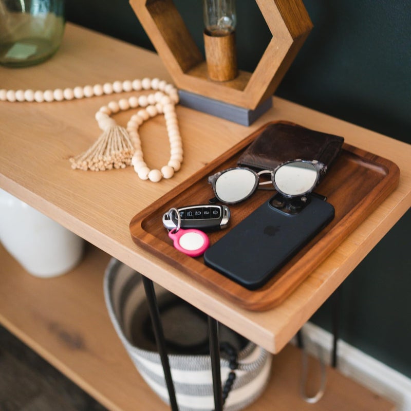 Virginia Boys Kitchens Valet Tray For Men - Made in USA - Jewelry Tray for Entryway - Great tray for nightstand or desks - Image 3